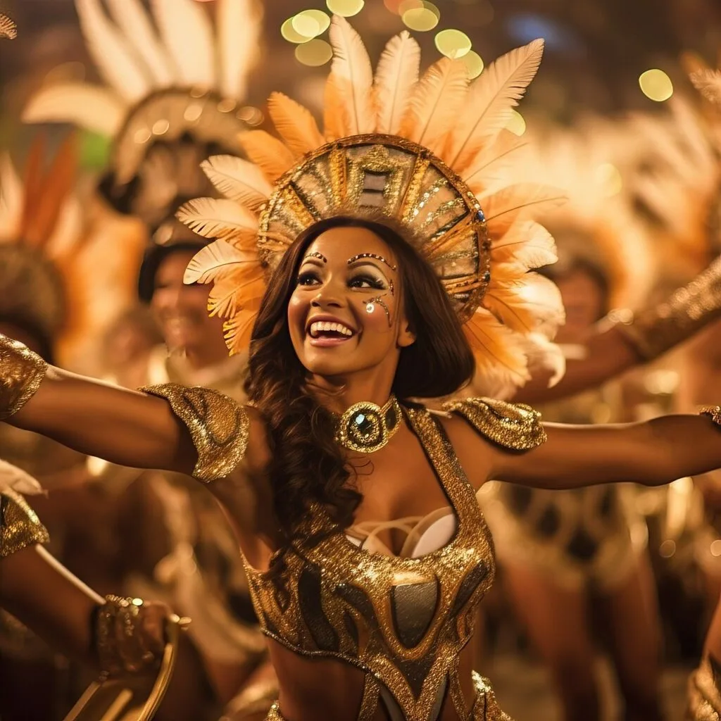 mejor-epoca-para-visitar-rio-de-janeiro Mujer en el Carnaval de Río de Janeiro
