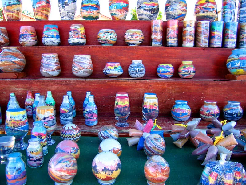 Best Brazil Souvenirs Colored sand bottles