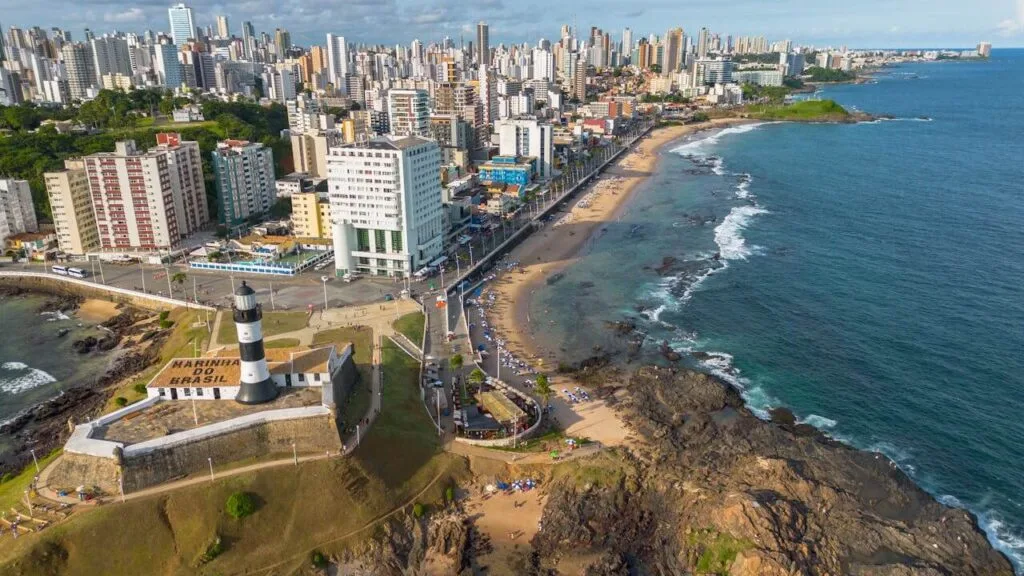 salvador-travel-guide View of the Barra Neighborhood and Barra Beach