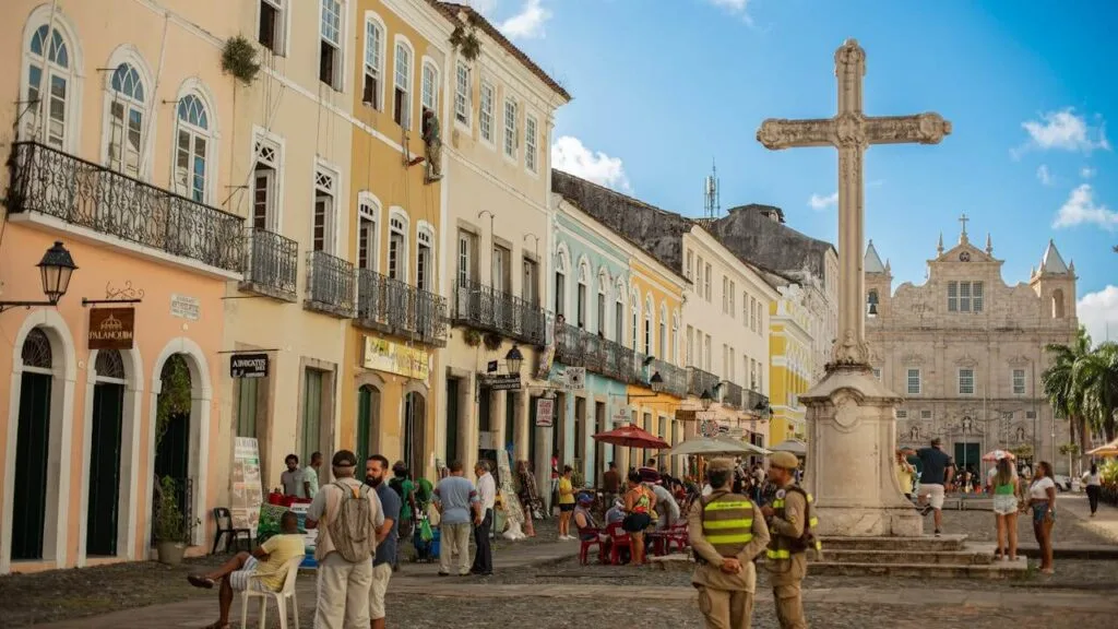 salvador-travel-guide Largo do Cruzeiro de São Francisco in the Historic Center of Salvador.