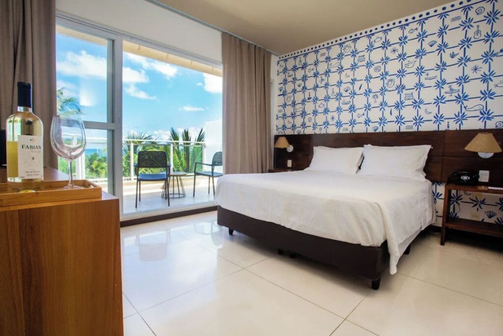 best-places-to-stay-in-salvador-brazil View of Casa Divina Hotel Room