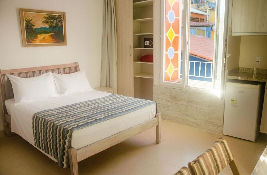 best-places-to-stay-in-salvador-brazil View of Guesthouse and Hostel Chez Marianne Room
