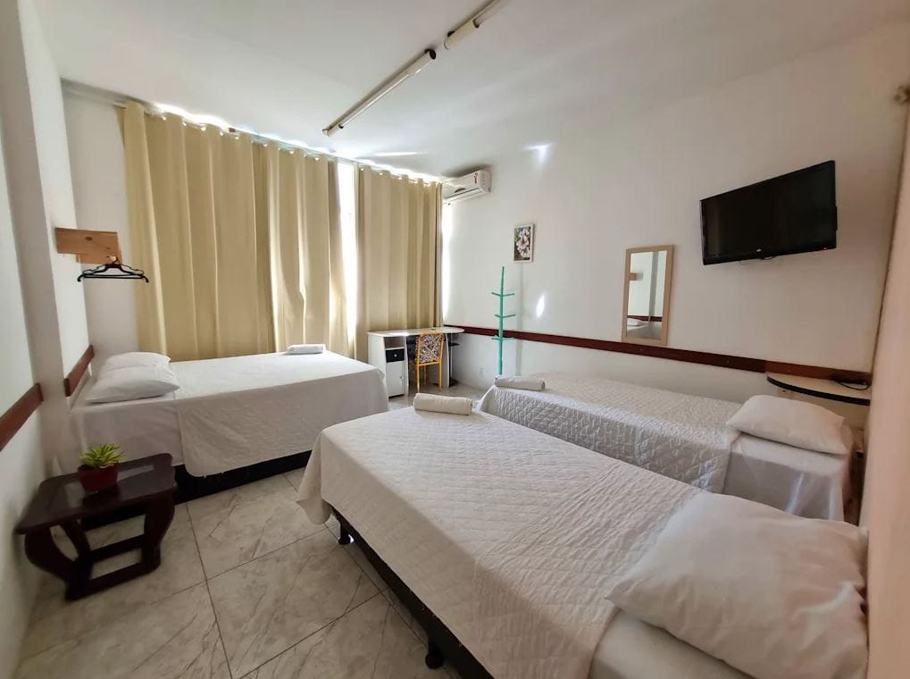 best-places-to-stay-in-salvador-brazil View of Nomads Hostel room