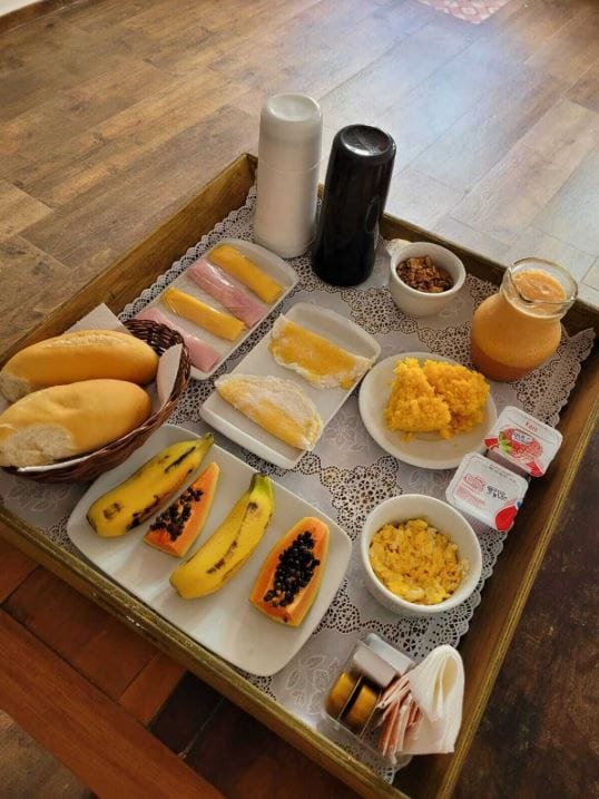 best-places-to-stay-in-salvador-brazil View of Pulourinho Boutique Hotel Breakfast