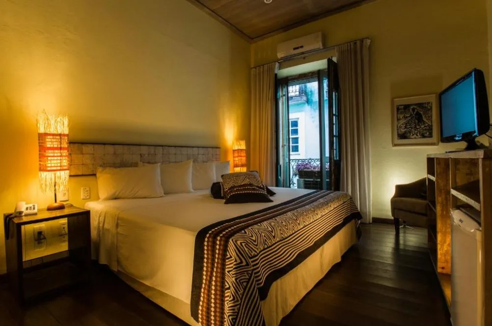 mejores-hoteles-en-salvador-brasil Vista de una habitación del Hotel Bahia Café
