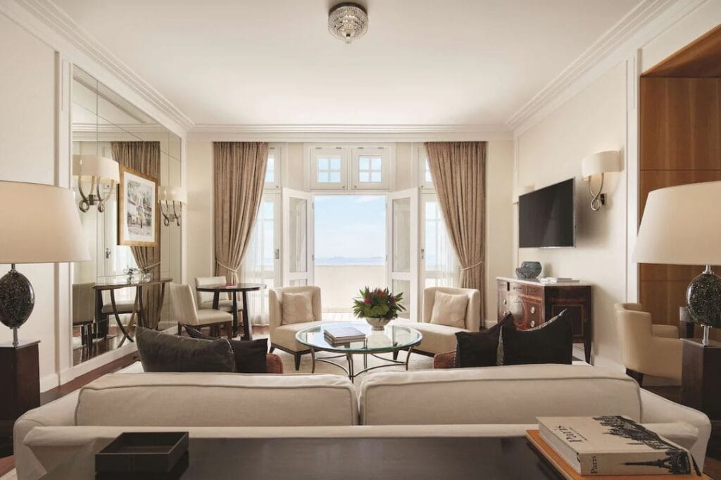 luxury-hotels-in-rio-de-janeiro View of Copacabana Palace room
